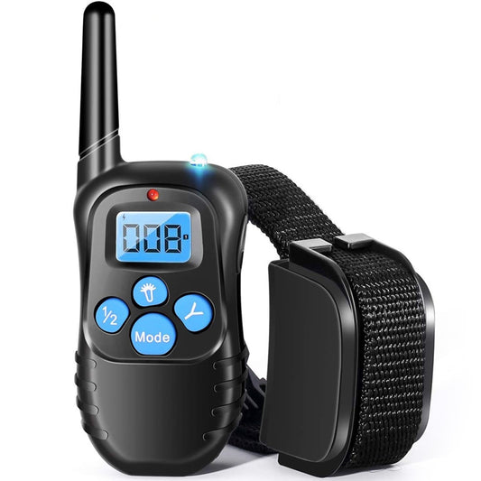 330 Yards Remote Control Dog Shock Training Collar- USB Rechargeable_0