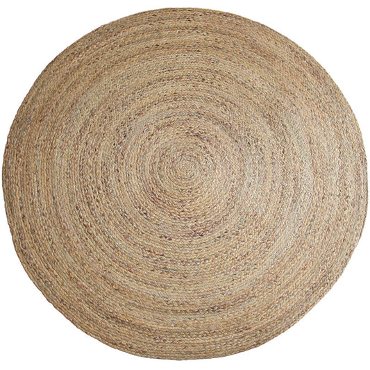 Hand woven circular living room Rug Vietnamese water grass plant water hyacinth water reed bedroom tea table rug - Frannie's-dress-boutique